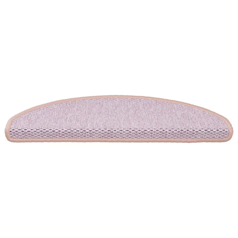 Stufenmatten Selbstklebend Sisal-Optik 30Stk. 65x21x4cm Rosa