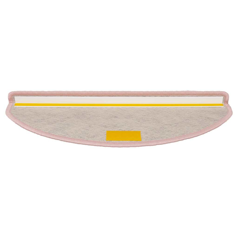 Stufenmatten Selbstklebend Sisal-Optik 30Stk. 65x21x4cm Rosa