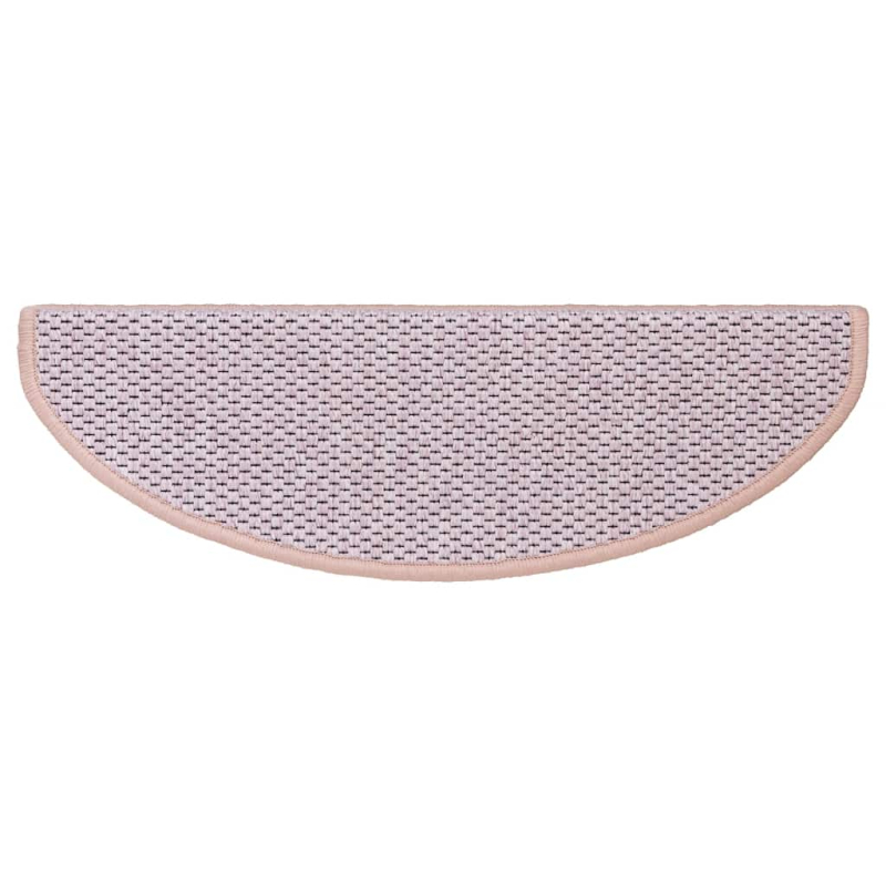 Stufenmatten Selbstklebend Sisal-Optik 30Stk. 65x21x4cm Rosa