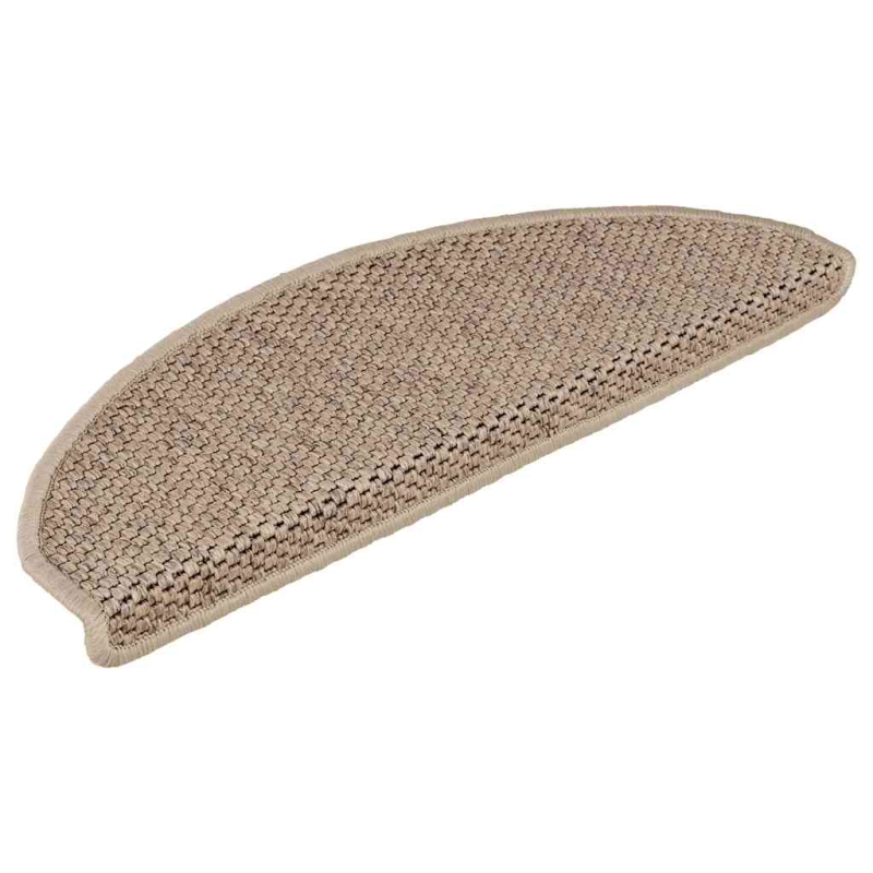 Stufenmatten Selbstklebend Sisal-Optik 30Stk. 65x21x4cm Sand