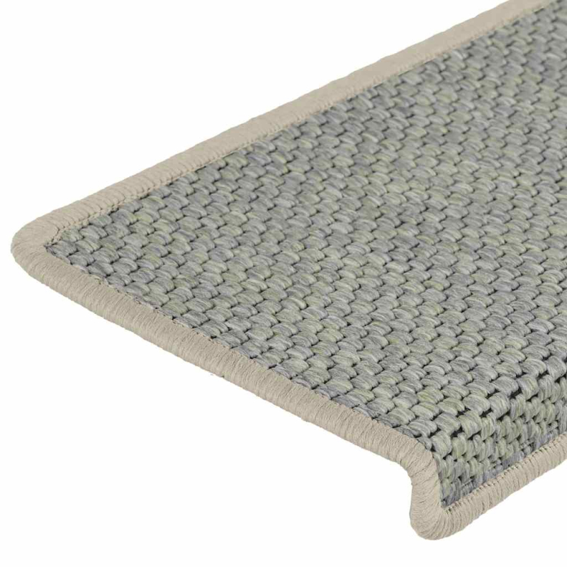 Stufenmatten Selbstklebend Sisal-Optik 30 Stk. 65x21x4cm Grün