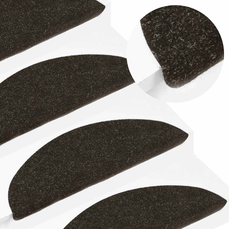 Stufenmatten Selbstklebend 20 Stk. Anthrazit 65x22,5x3,5 cm