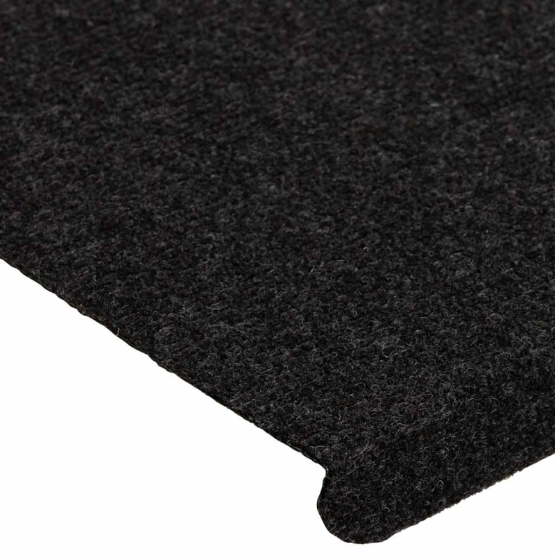 Stufenmatten Selbstklebend 30 Stk. Schwarz 65x24,5x3,5 cm