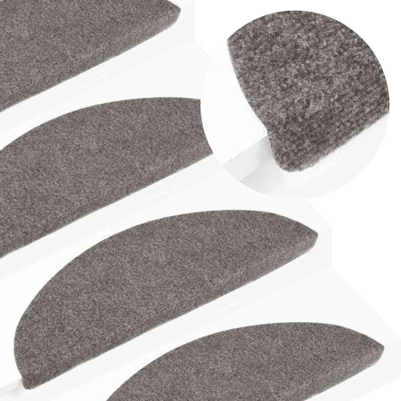 Stufenmatten Selbstklebend 30 Stk. Grau 56x17x3 cm
