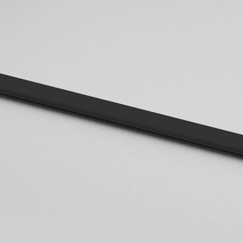 Schiebetür mit Beschlag Schwarz 102,5x205 cm Hartglas