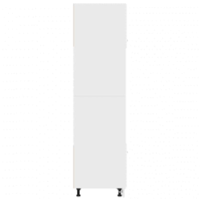 Mikrowellenumbauschrank Lyon Weiß 60x57x207 cm Holzwerkstoff
