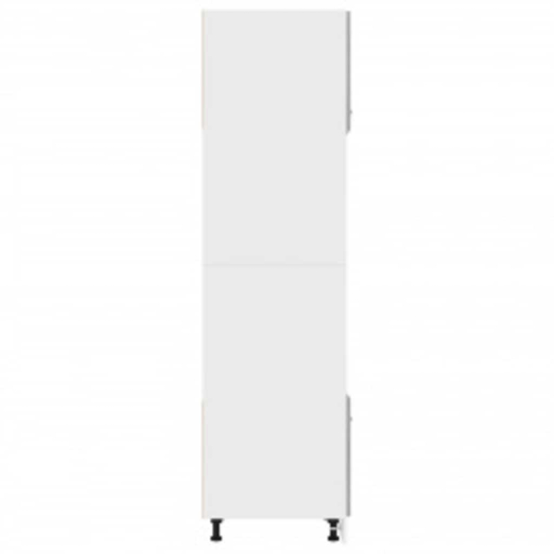 Mikrowellenumbauschrank Lyon Grau Sonoma 60x57x207 cm Holzwerkstoff