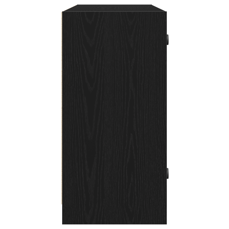 Sideboard Schwarz Eiche 102x37x75,5 cm Engineered Wood