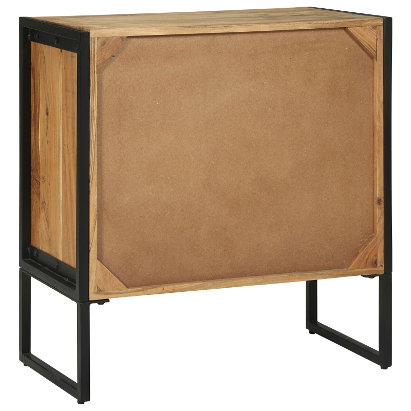 Sideboard 70x35x75 cm Massivholz Akazie