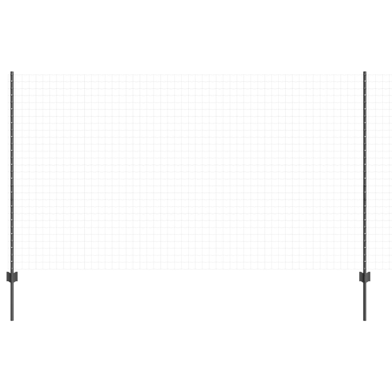 Zaunpfosten 88 Stk U-Kanal Grau 180 cm Stahl