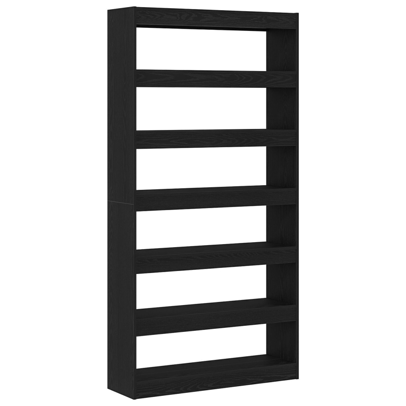 Bücherregal Schwarze Eiche Material 100 x 30 x 198 cm Regale