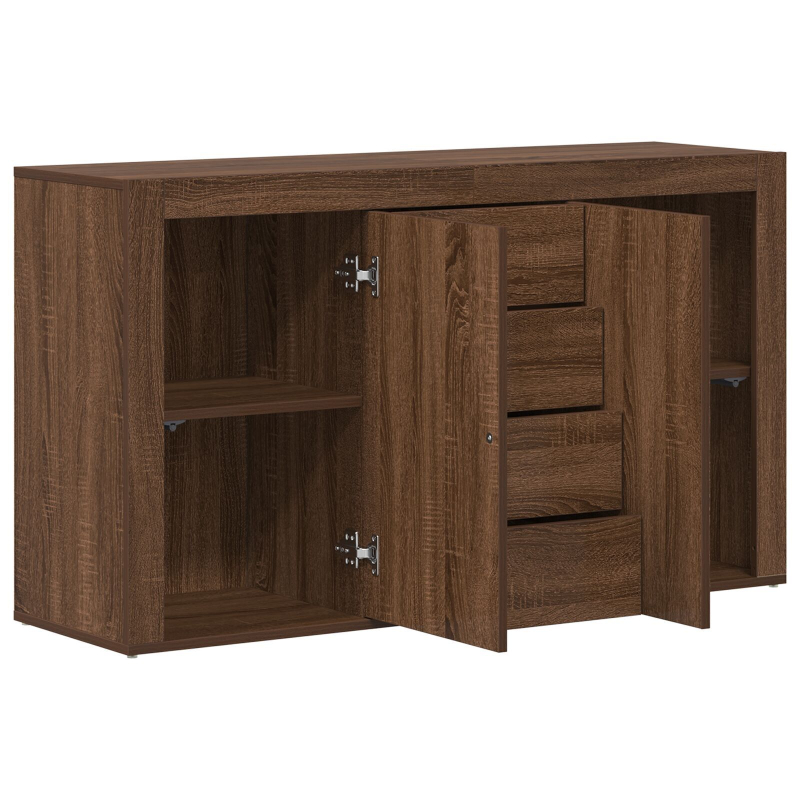 Sideboard Braune Eiche Holzwerkstoff 120 x 36 x 69 cm Sideboard