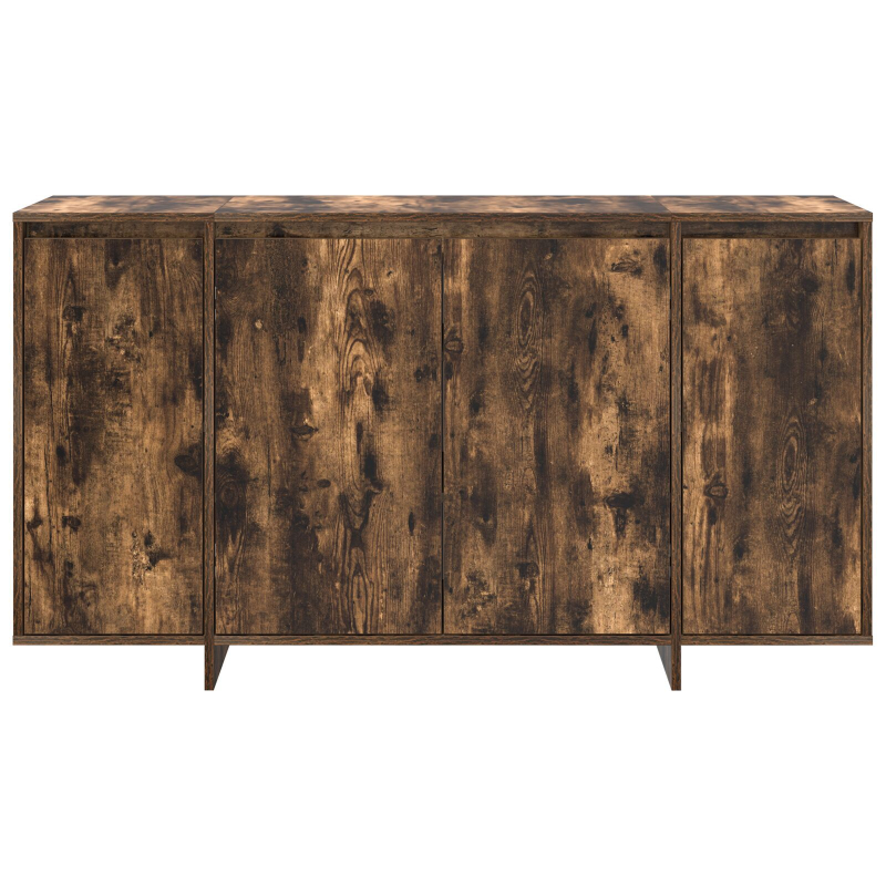 Geräumiges Eichen-Sideboard Geräucherte Eiche Holz 135 x 41 x 75 cm