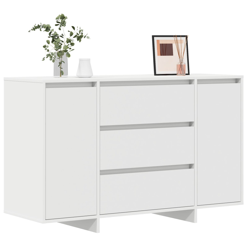 Sideboard Weiß 120x41x75 cm Holzwerkstoff