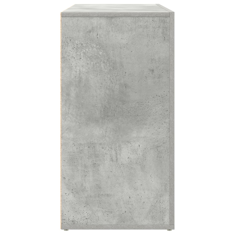 Sideboard Grau-Beton Holzwerkstoff 120 x 36 x 69 cm Stauraum