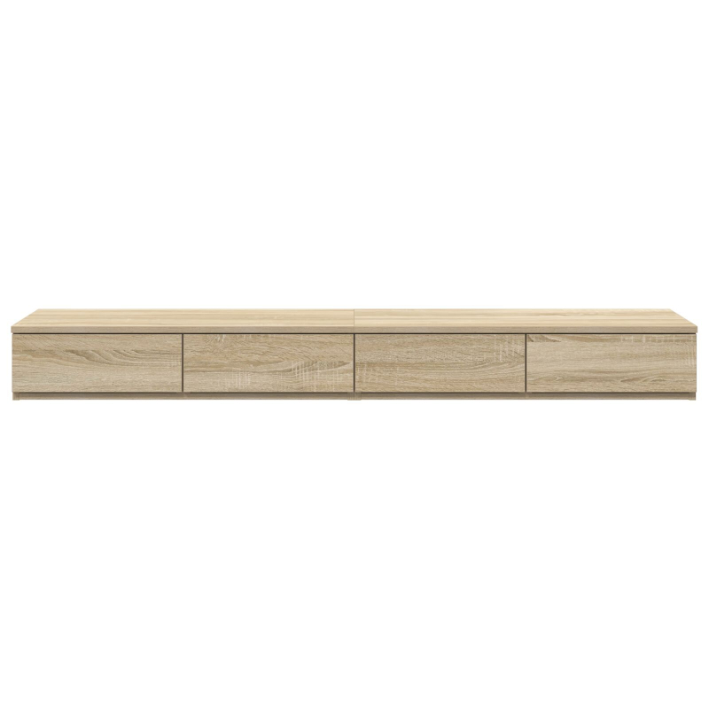 Bettkommode Sonoma Eiche 140x36,5x16,5 cm Holzwerkstoff