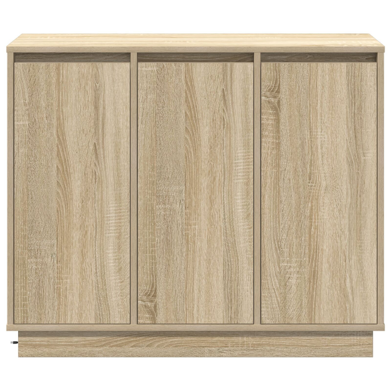 Sideboard mit LED Sonoma Eiche 90x32x75 cm Ingenieuholz