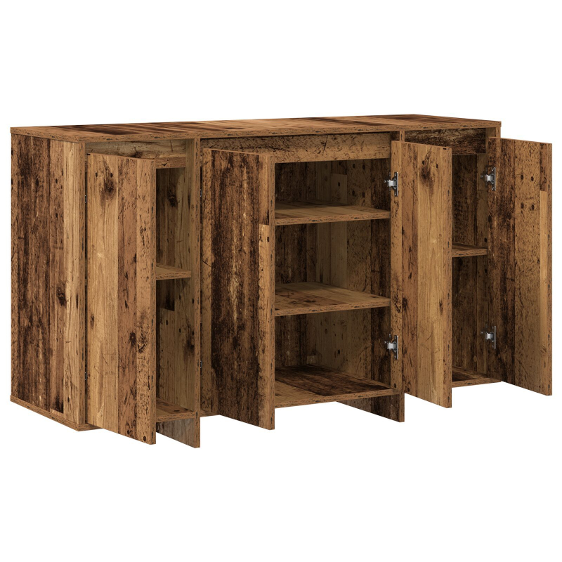 Braunes Sideboard Altholz Holz 120 x 41 x 75 cm Sideboard