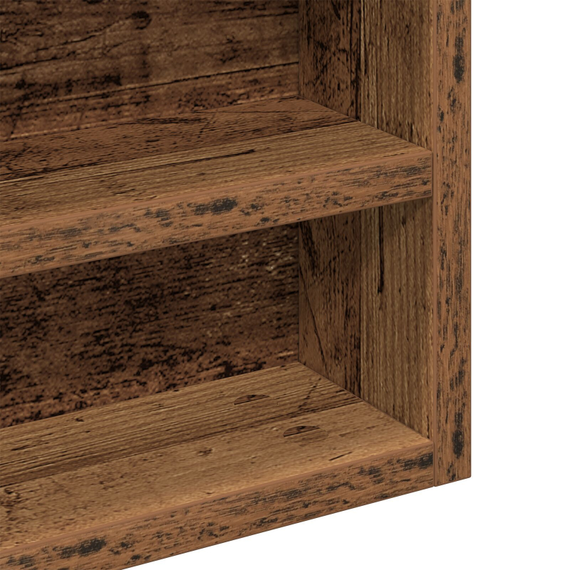 Vitrine Schrank Alte Holz 60x8,5x58 cm Ingenieure Holz