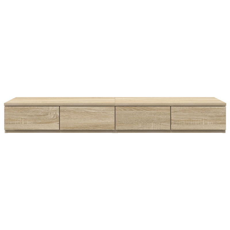 Bett Schubladen Sonoma Eiche 120x36.5x16.5 cm Holzwerkstoff