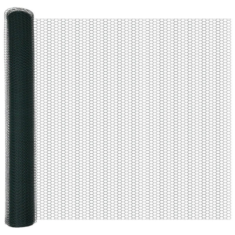 Zaunset Set aus 2 Grün Metall Groß Langlebig Zaunset