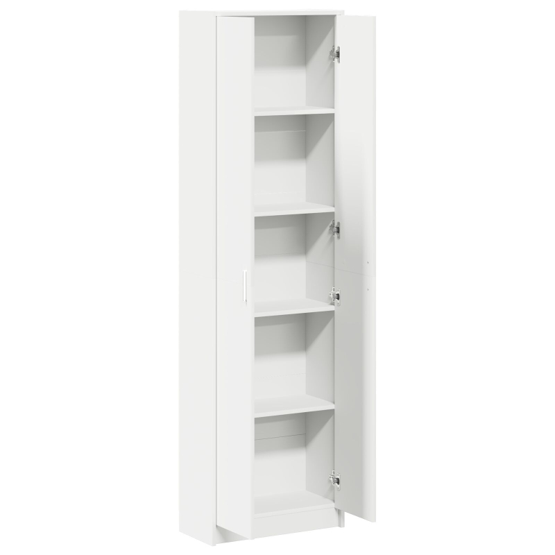 Kleiderschrank Weiß 55x25x189 cm Holzwerkstoffe