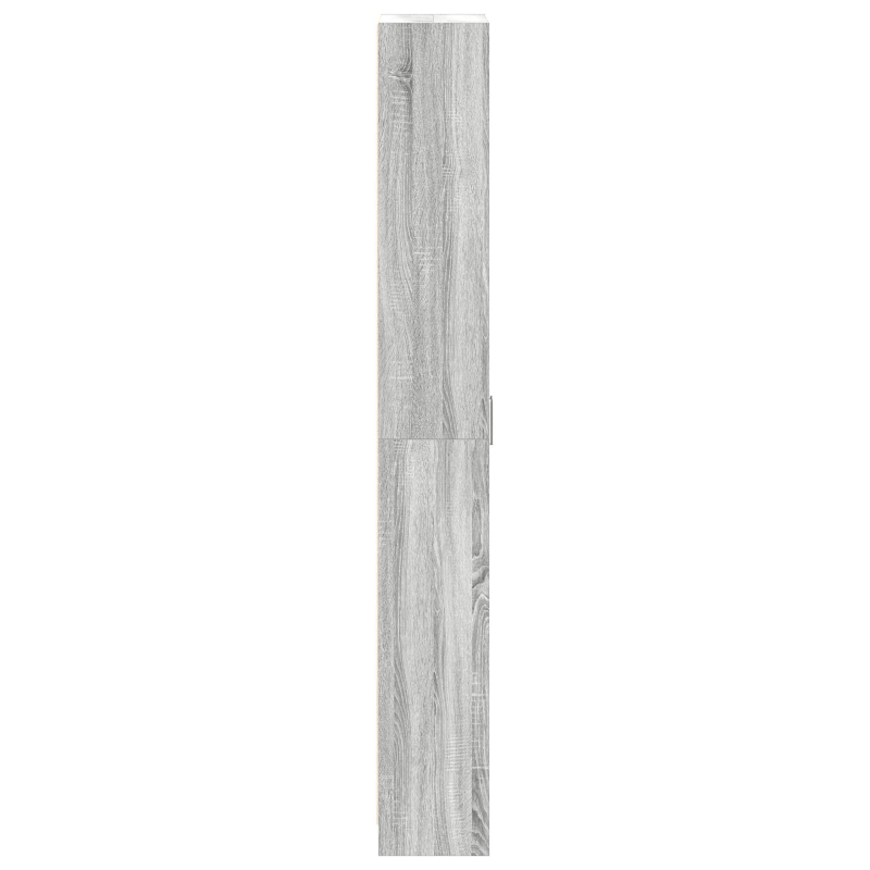 Kleiderschrank Grauer Sonoma 55x25x189 cm Holzwerkstoff
