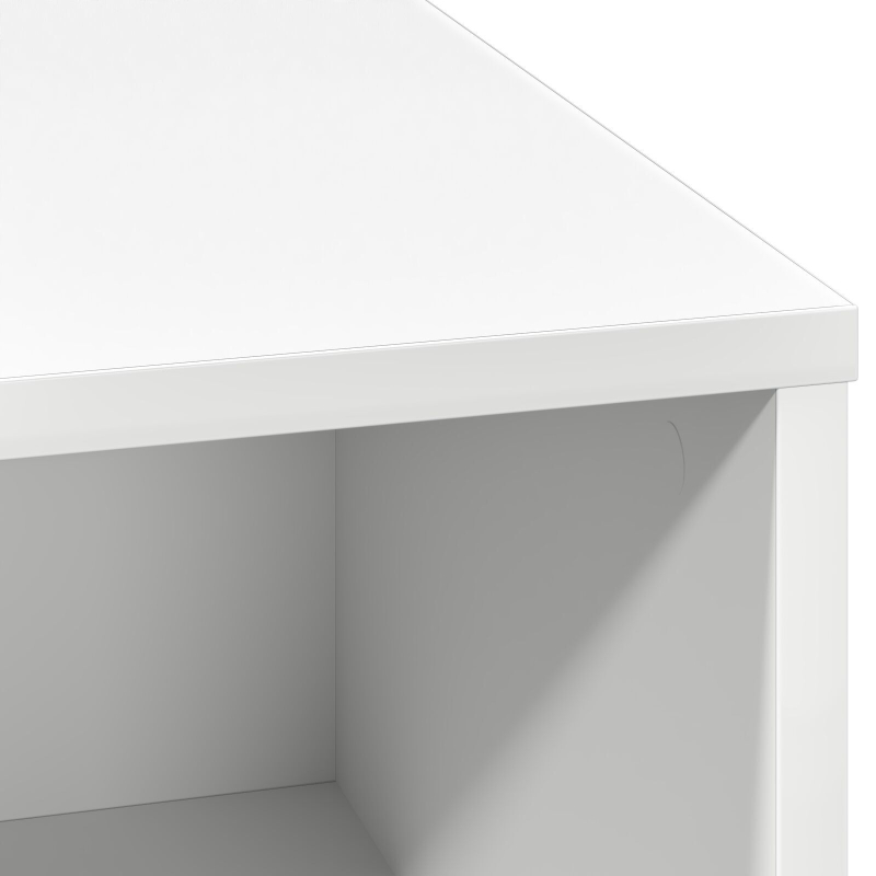 Sideboard mit LED Weiß 71x34,5x75 cm Holzwerkstoff