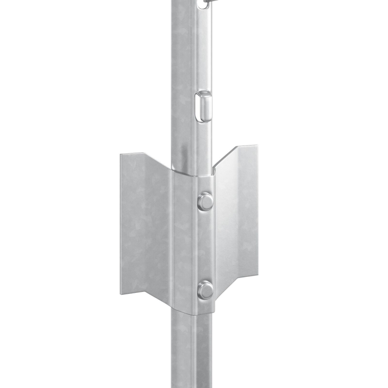 Zaunpfähle 11 Stück U-Kanal 40 cm Verzinkter Stahl