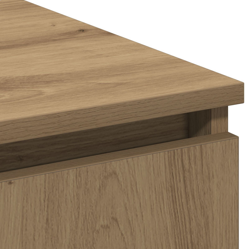 TV-Schrank mit LED Artisan Eiche 180x38x49 cm Holzwerkstoff
