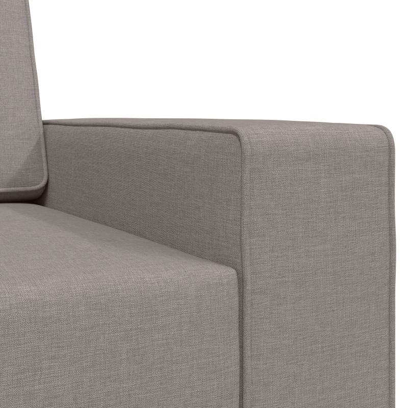 Boden Sofa Bett 2-in-1 Taupe 245x150x60.5 cm Stoff