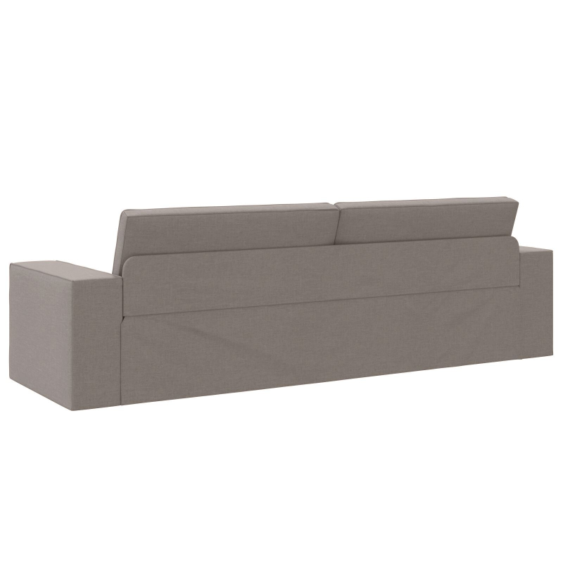 Boden Sofa Bett 2-in-1 Taupe 245x150x60.5 cm Stoff