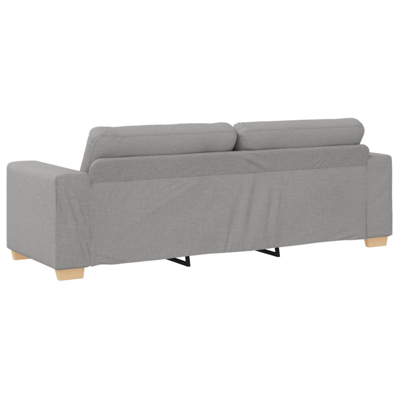 3-Sitzer Sofa in Wolkengrau, 180 cm, Stoff