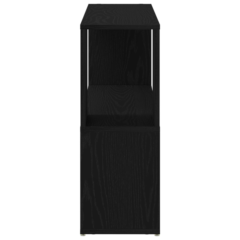Bücherregal Schwarz Eiche 100x24x63 cm aus Holzwerkstoff