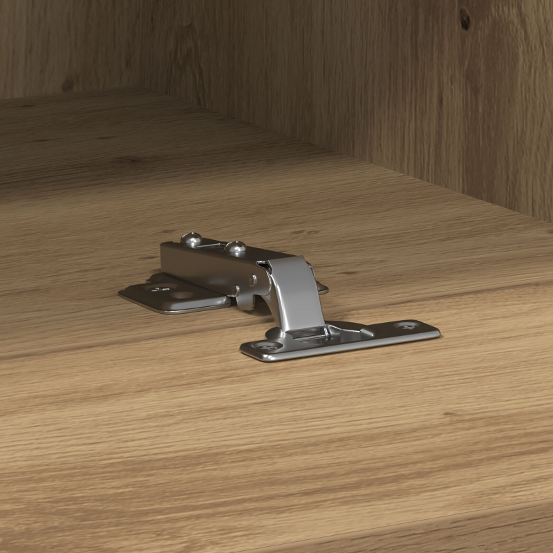 TV-Wandregal Artisan Eiche 100x30x30 cm Holzwerkstoff