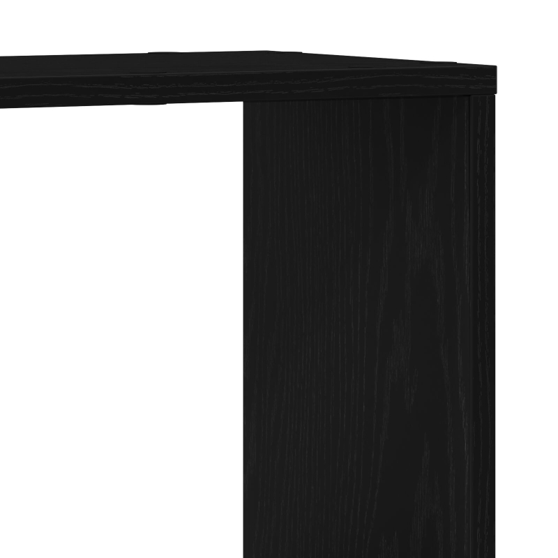 Bücherregal Schwarz Eiche 100x24x63 cm aus Holzwerkstoff