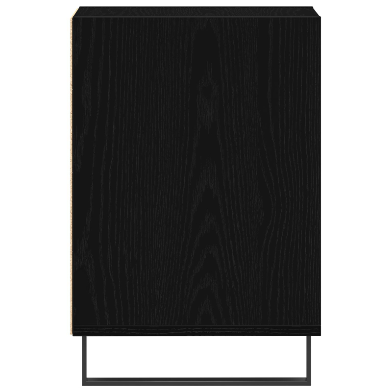 TV-Bank Schwarz Eiche 100x35x55 cm Werkstoff