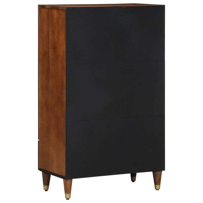 Highboard 60x33x100 cm Massivholz Mango
