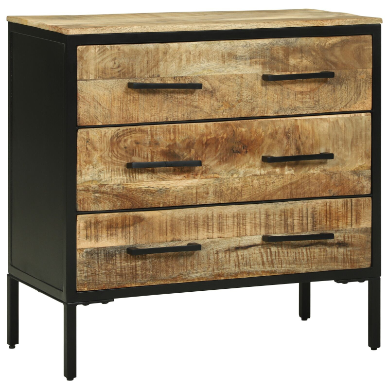Sideboard 70x35x70 cm Massivholz Mango