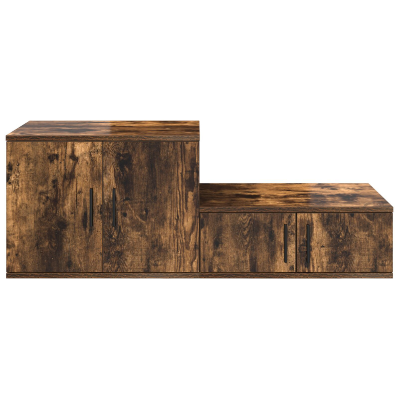 Aufbewahrungsschrank, Geräucherte Eiche, 118x41x40 cm, Hergestellt aus Holz