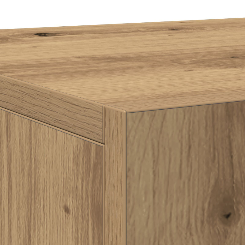 Sideboard mit 3 Türen Artisan Eiche 90x34x80 cm Holzwerkstoff