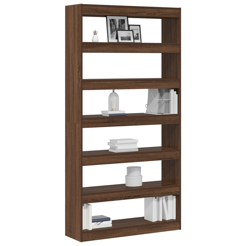 Bücherregal Braune Eiche Holzwerkstoff 100 x 30 x 198 cm