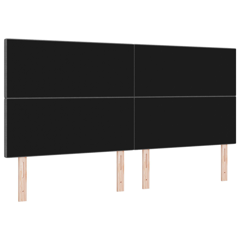 Kopfteil Einfaches Design Hellgrau 200 cm Cord-Stoff