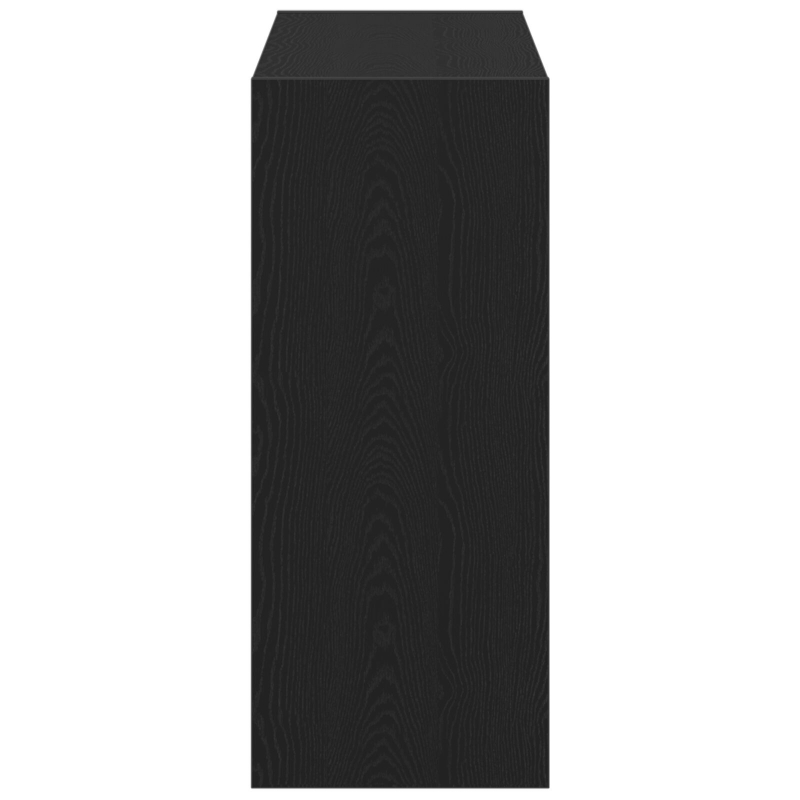 Schwarzer Eichenbuchschrank - 80x30x72 cm
