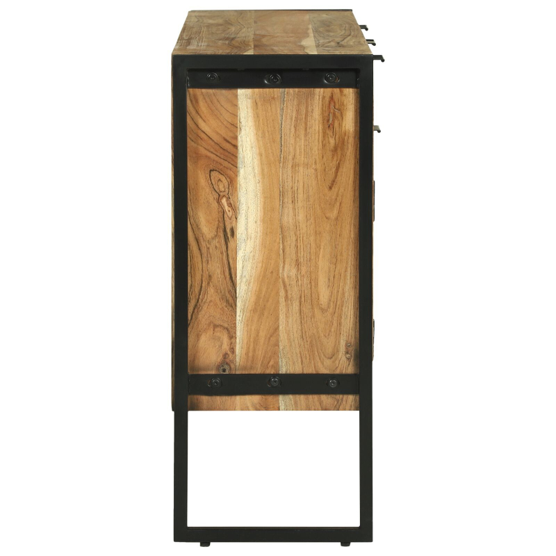 Sideboard 100x30x75 cm Massivholz Akazie