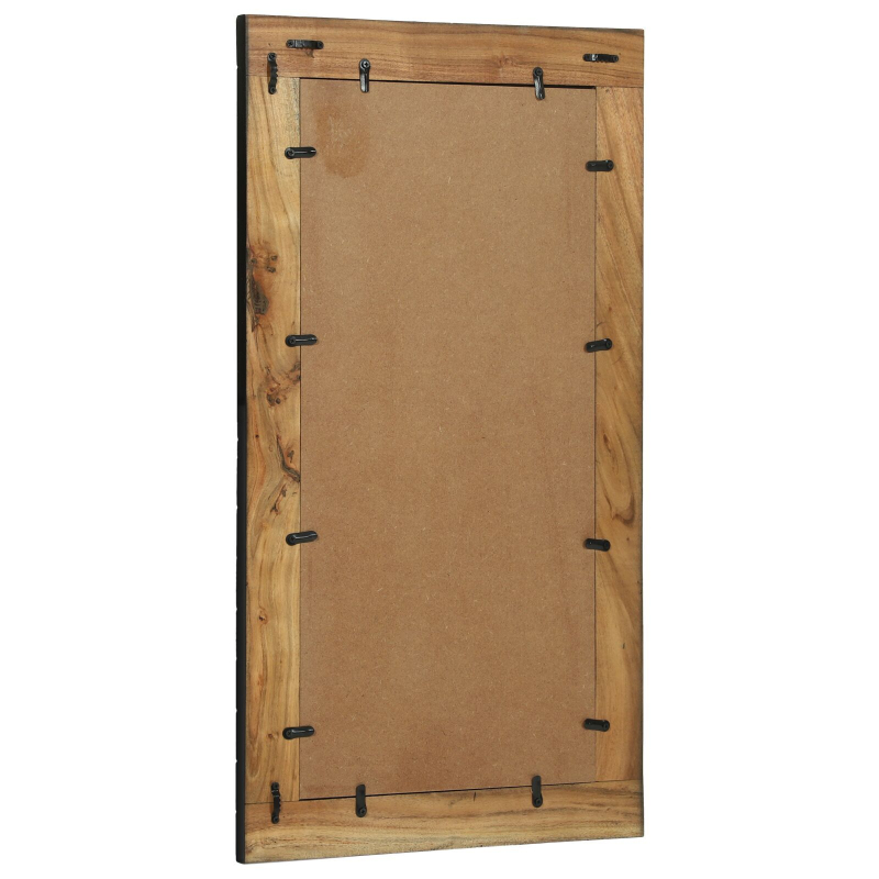 Spiegel 90x2x50 cm Massivholz Akazie