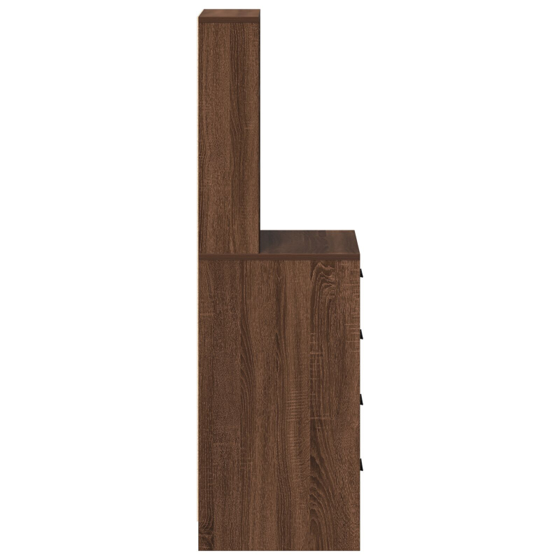 Highboard Braun Eiche 40x41x135 cm Ingenieurholz
