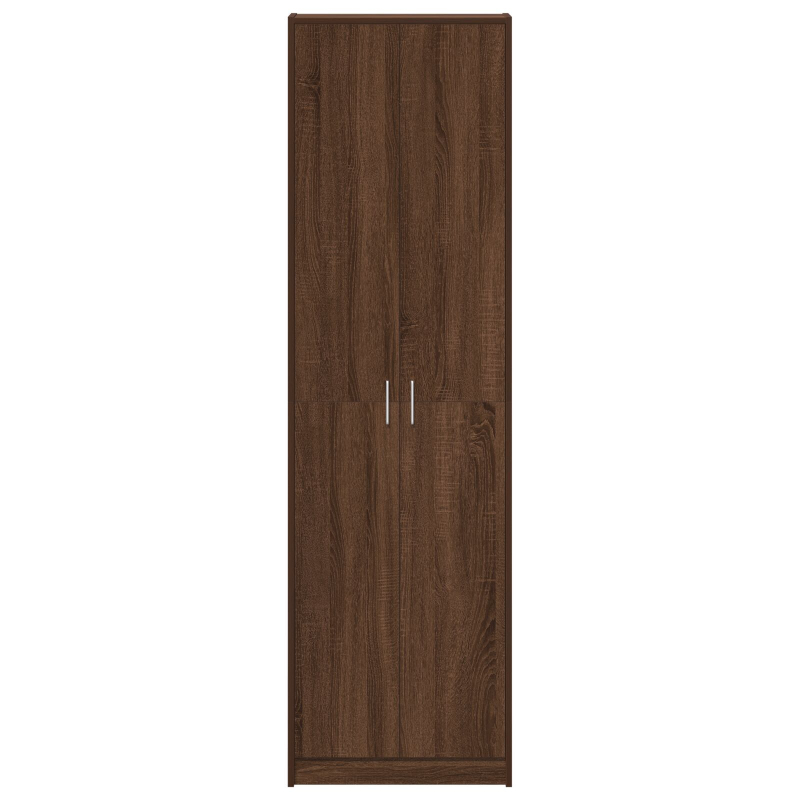Kleiderschrank Braun Eiche 55x25x189 cm Holzwerkstoff