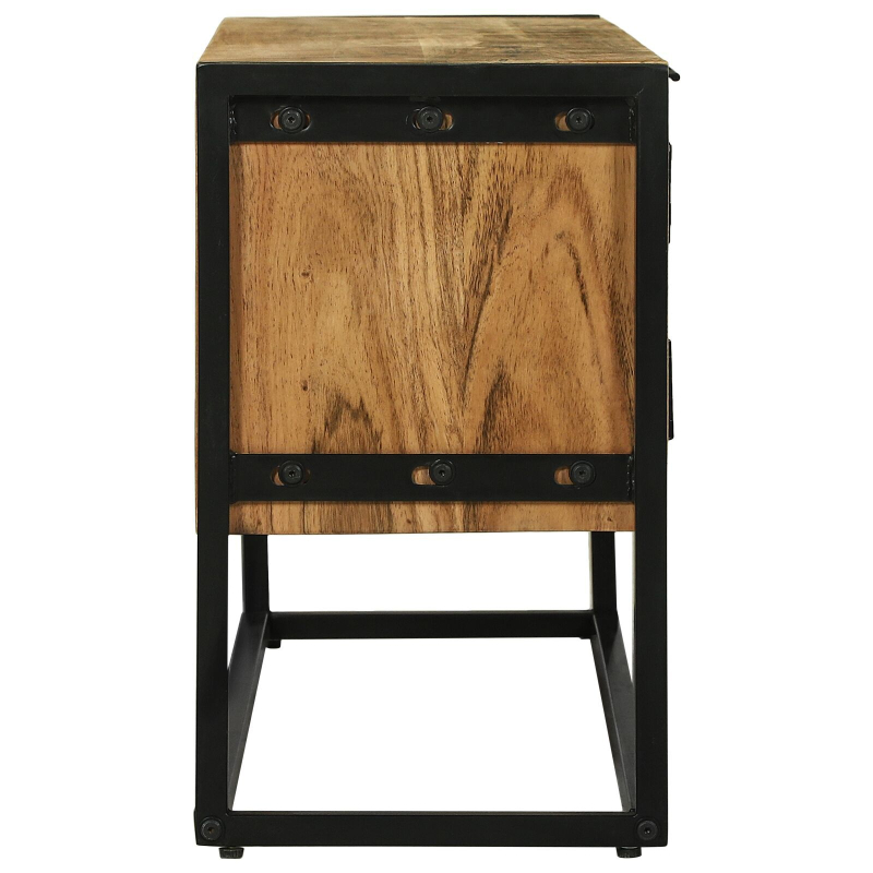 TV-Schrank 110x30x50 cm Massivholz Akazie