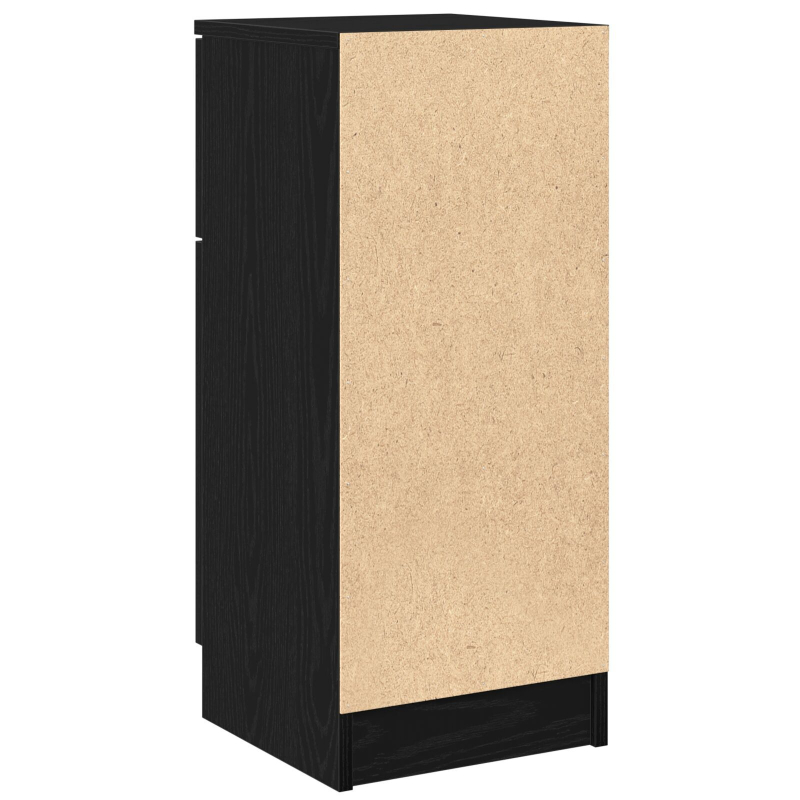 Schwarzer Eichen-Sideboard 30x30x70 cm Aus Holzwerkstoff